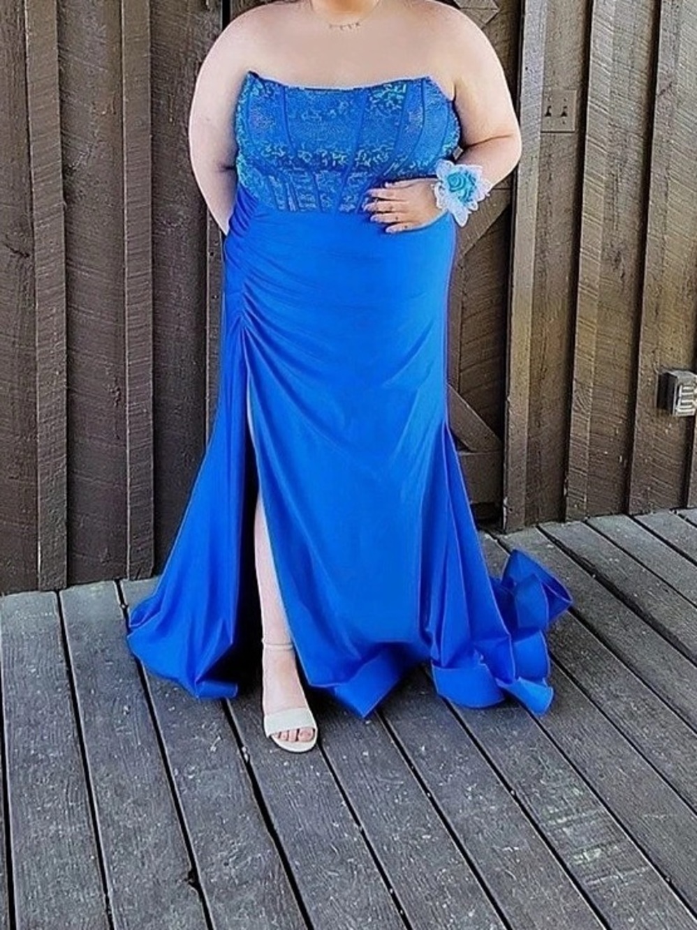 Rachel Allan Hot Stone Gown